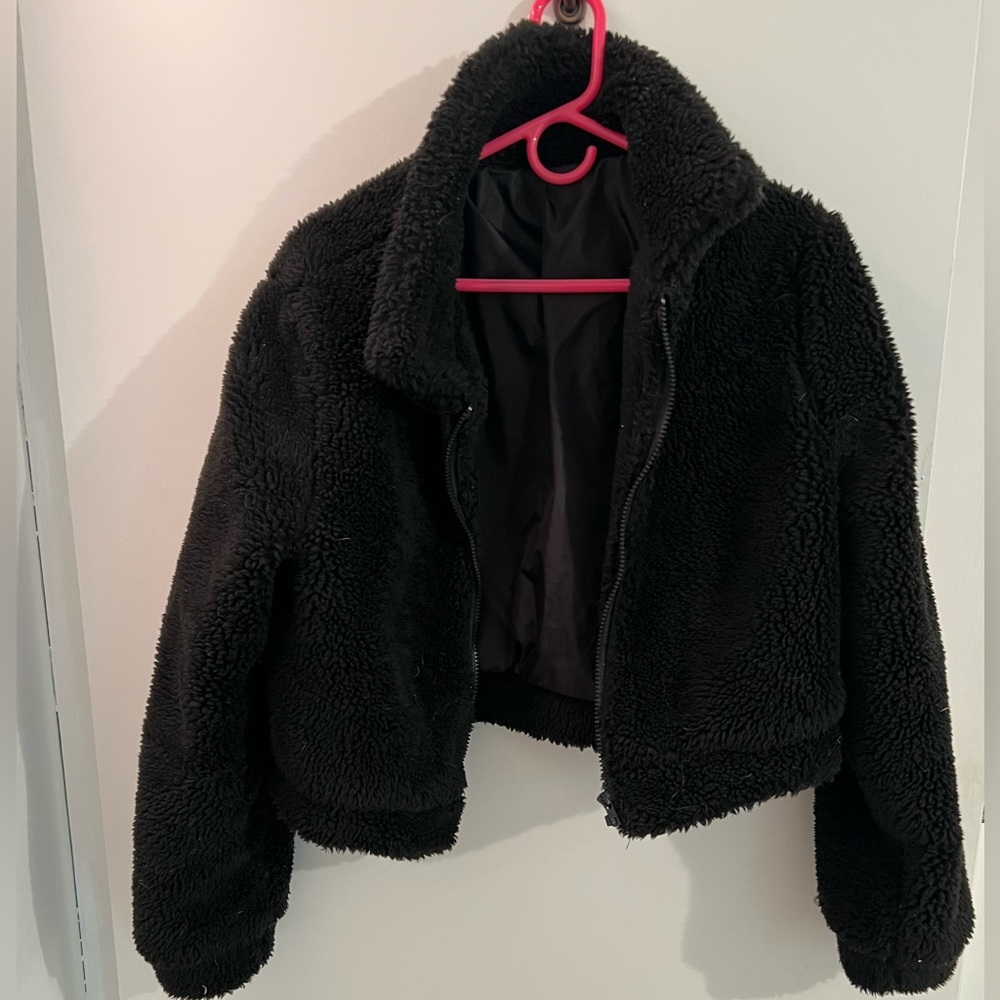 Black teddy jacket